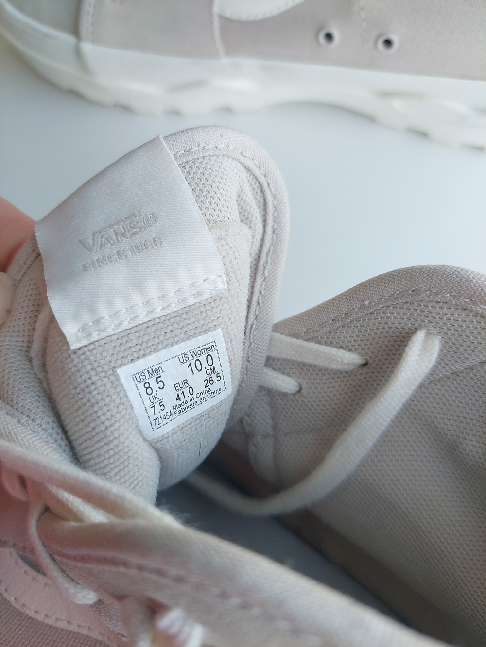 Vans Sentry Sk8-Hi Platform Sneakers Beige White Women's 10 Men's 8.5 Shoes - Picture 9 of 10